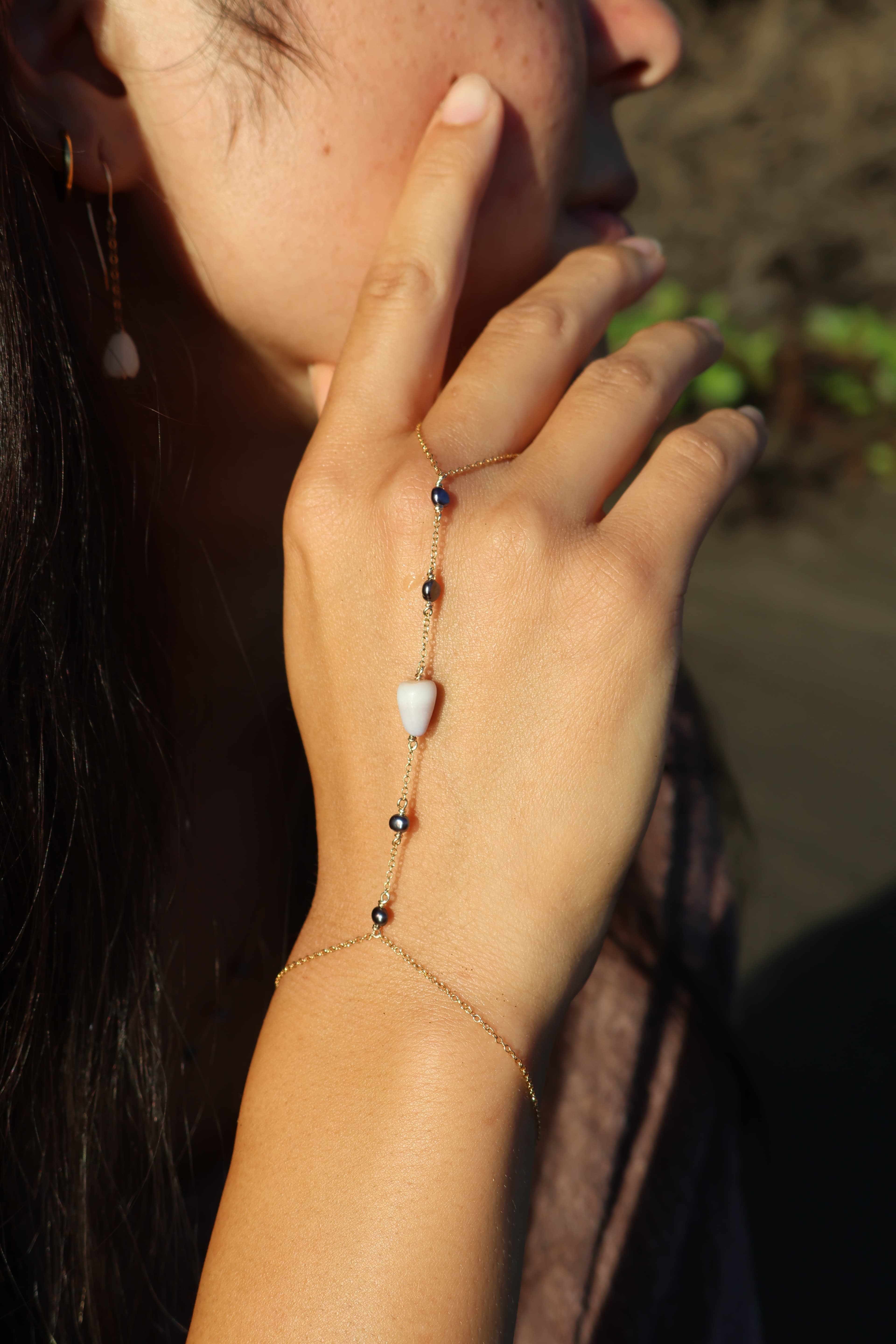 Sun-kissed Hand Chain